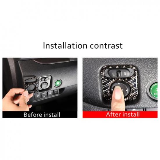 For Honda Pilot 16-22 Rearview Mirror Adjustment Switch Button Sticker Trim