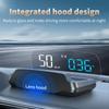 2024 GPS HUD Display Car Alarm Projector Car Electronics Accessories Speedometer Projector Auto Gadgets