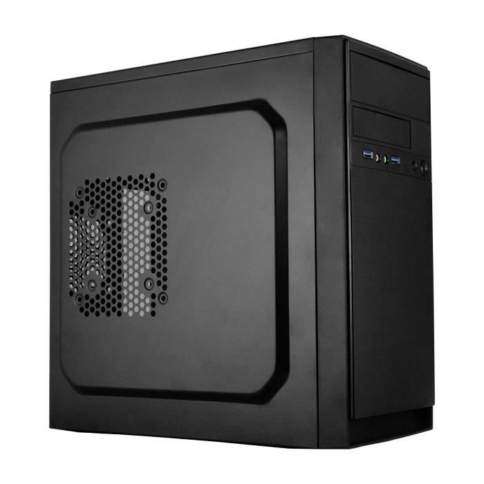 Boîtier PC CoolBox M500 - Tour - Micro-ATX - Noir - 300 W - ATX