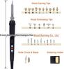 43-Piece LCD Temperature Adjustable Soldering Iron for Wood Burning, Pyrography, Engraving, Carving, Soldering, and Branding