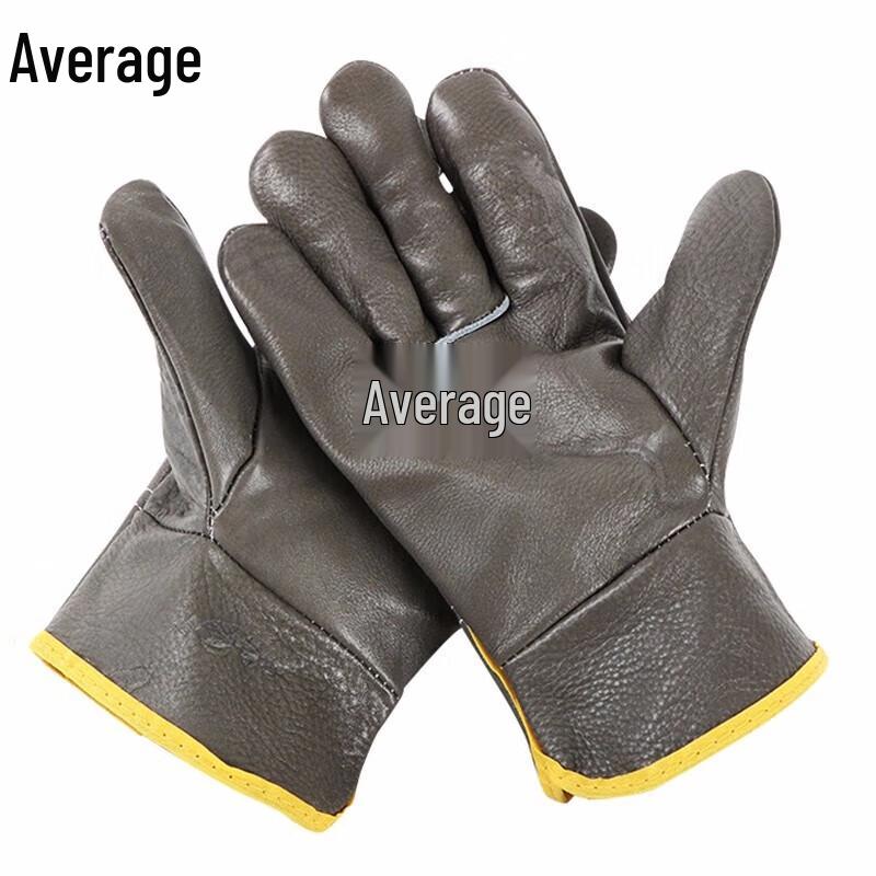 Short Thickened Cowhide Welding Gloves