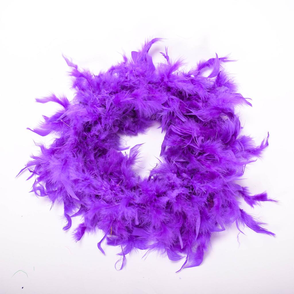 2M Multi Color Fluffy Handcraft Ostrich Feather Plume Boas Scarf Clothes for Wedding Valentine Day Decoration Performance Dance