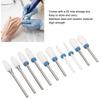 10pcs Ceramic Cuticle Remover Drill Bits  Neat Storage For Drill Bit Accessories