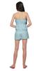 Moomaya Women's Short Sleeve Nightdress For Ladies Solid Cotton Nightwear