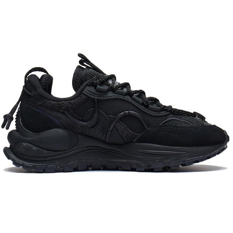 New LiNing CF Star Track Cushioning Rebound Low Top Sports Casual Shoes Women's Black AGLS160-4