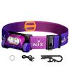 Fenix HM65R-T V2.0 Rechargeable LED Headlamp 1600 Lumens 3400mAh Type-C IP68 Waterproof Dustproof 170m Beam Dual Light Purple