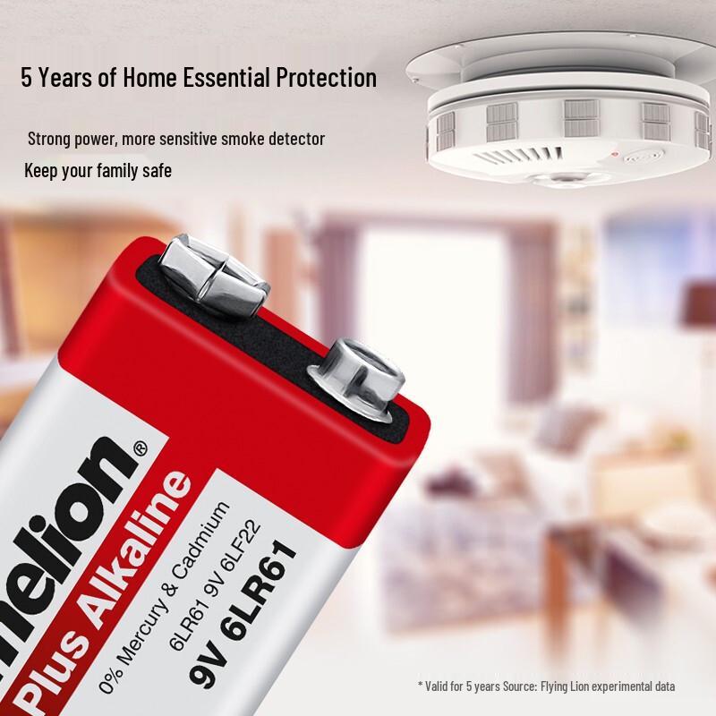 Camelion 9V Alkaline Dry Battery CN plug (adapter included)