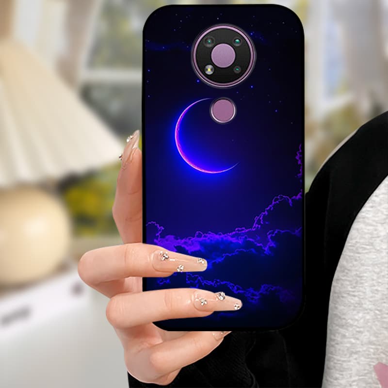 Capa For Nokia 5.4 Cases Black Silicon Soft TPU Phone Case For Nokia 5.4 5.1 7.1 Protective Camera Coque Nokia5.4 Back Shells