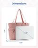 BAGSMART Large Capacity Tote Bag for Women, Travel Bag, Shoulder Bag, Diaper Bag, Commuter Bag, School Bag