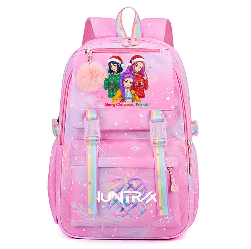 Christmas K-Pop Demon Hunters Printed Large Capacity Waterproof Backpack Teenger Student Girl Boy Schoolbag Bookbag waterproof Travel Bag Mochila
