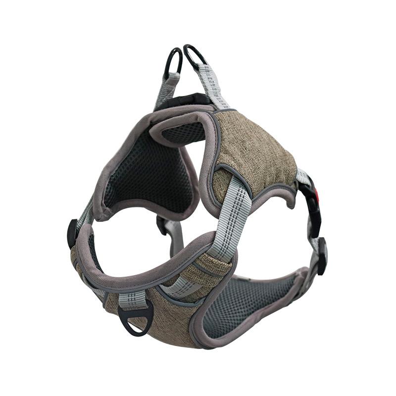 

Товары для питомцев Улучшенная версия Седло Нагрудный и спинной ремень Новый сетчатый жилет Светоотражающий нагрудный и спинной поводок S