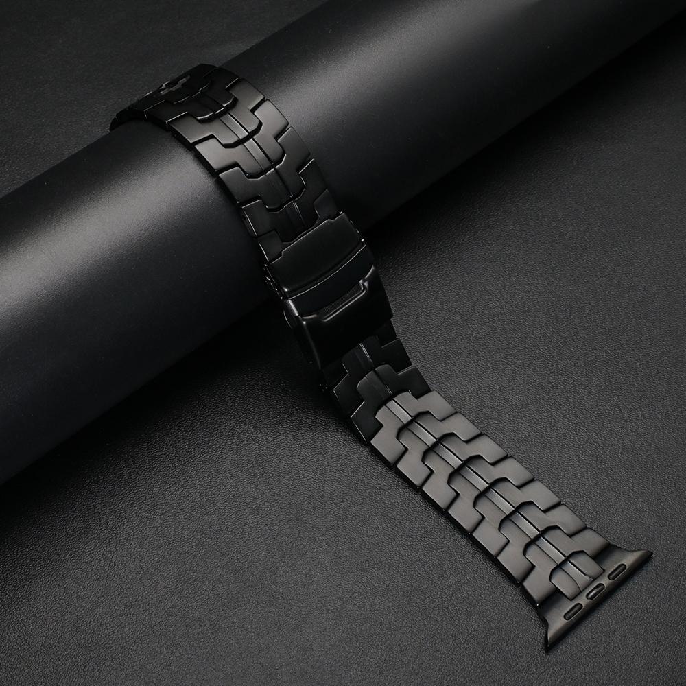 Titan-Armband für Apple Watch Band 49mm Ultra 3 2 Luxuriöses Metallarmband für Iwatch Serie 10 11 46mm 9 8 7 6 5 SE3 44mm 45mm