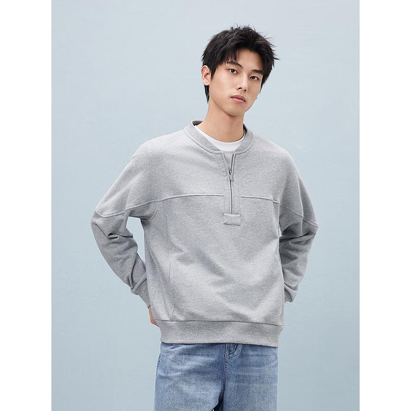 GXG Men's Half-Zip Stand Collar Sweatshirt