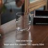 Straw Hat Design Glass Water Cup Set