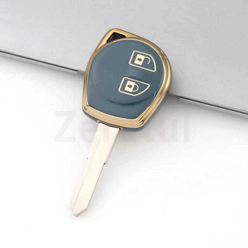 

2 Buttons Soft Tpu Car Remote Key Shell Case Cover Fob For Suzuki Celerio Liana Swift Splash Alto Sx4 Vitara Keyless Protector