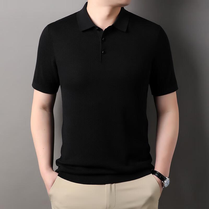

IMAGINEX Мужская Поло-рубашка с коротким рукавом, вязаная, в стиле Business Casual M