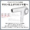 TESCOM Dryer Protect Ion Large Air Volume Large Wind Speed Quick Drying Cold Hot Air Nobby by TESCOM Cord Length White Ash 1.7m NIB500B-W