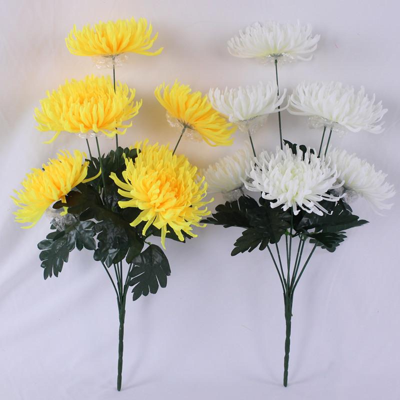 Immortal flower marigold, simulated flower, chrysanthemum sacrifice, 7 simulated marigold flowers, fake flowers, dragon claw chrysanthemums