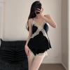 Women's Summer Sexy Camisole and Shorts Set - Versatile, High-End Feel, Wear Indoors or Out