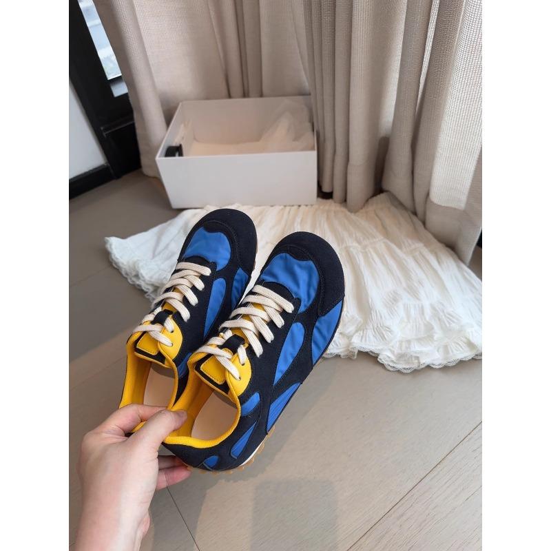 Liu Wen BV women's new versatile retro contrasting colors ugly cute big head breathable sports and leisure shoes