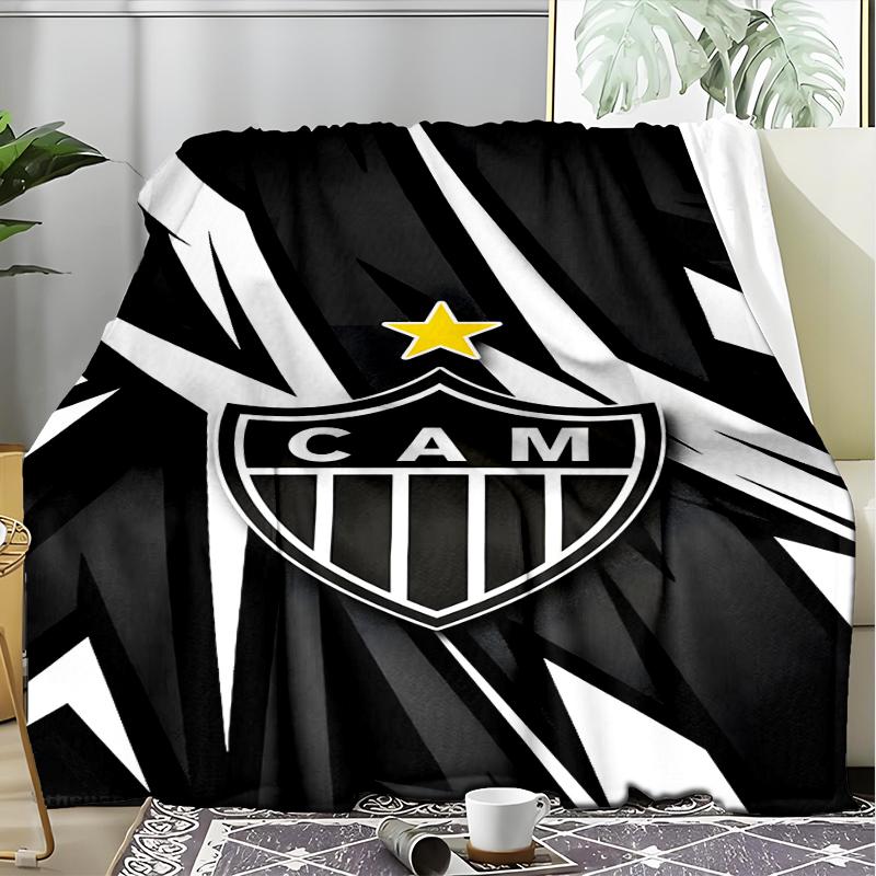 1PC Love For Atlético  Printed Soft Flannel Blanket Throw for Adult Bedroom Living Room Sofa Camping Travel Fan gifts Christmas Gifts