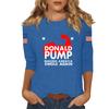 Women's Casual Fashionable Sexy Comfortable Neck Three-Quarter Sleeve Top