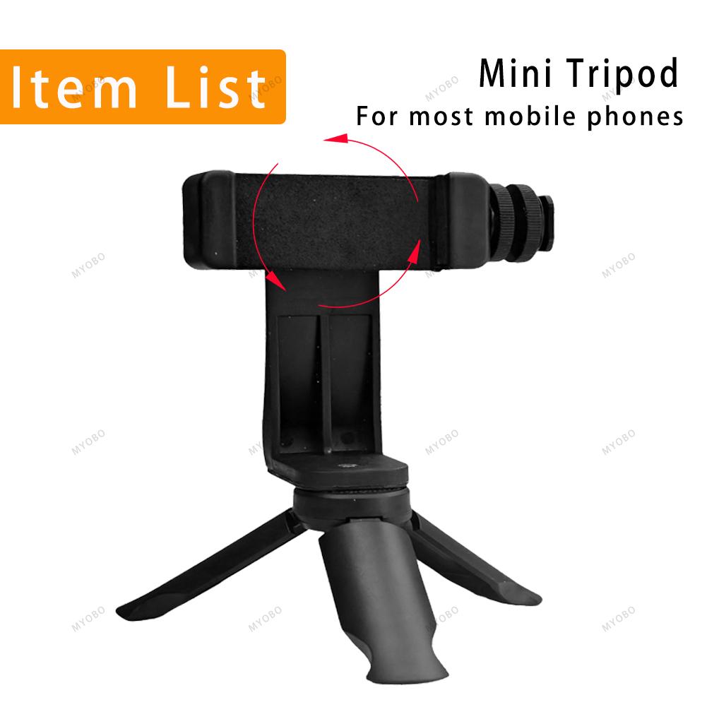 1/4 Mini Tripod, Desktop Stand Compact Tripod Selfie Stick For Mobile Phone Camera Gimbal Handle Stabilizer And Action Cameras