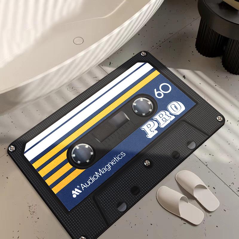 

Винтажный коврик для кассетной музыки в прихожей, молитвенный коврик, ковры для гостиной, коврики для входной двери, коврики для ног в ванной комнате 30x40cm