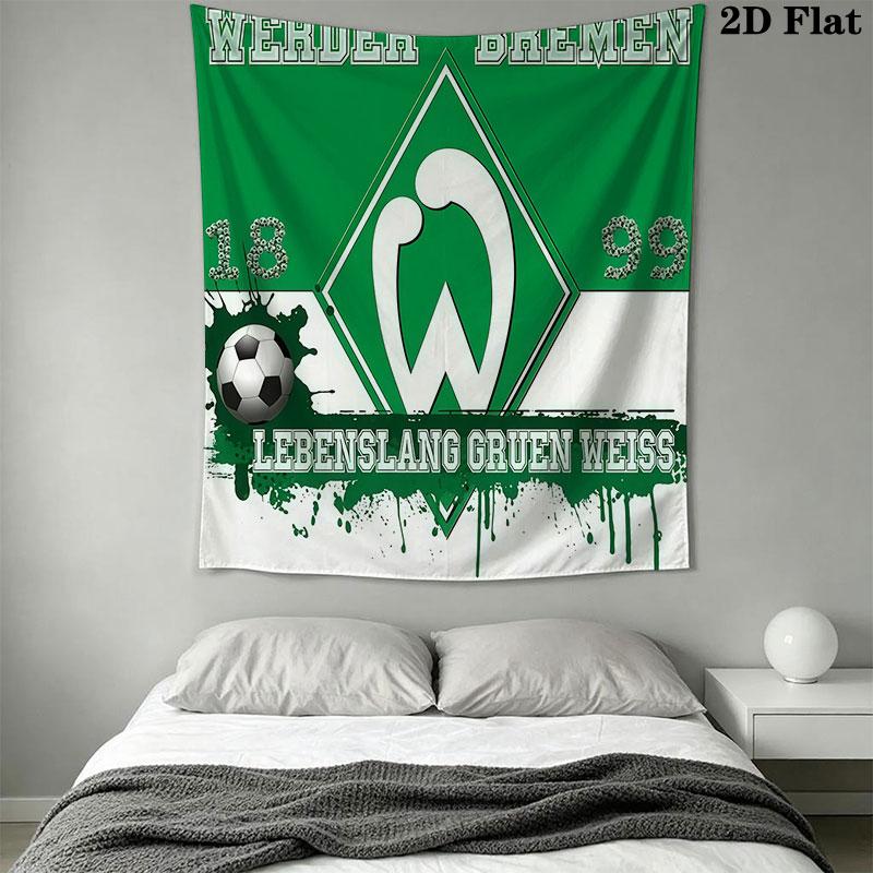 Werder logo Wall Hanging Printed Fabric Blanket Decorative Tapestries for Bedroom Living Room Home Decor