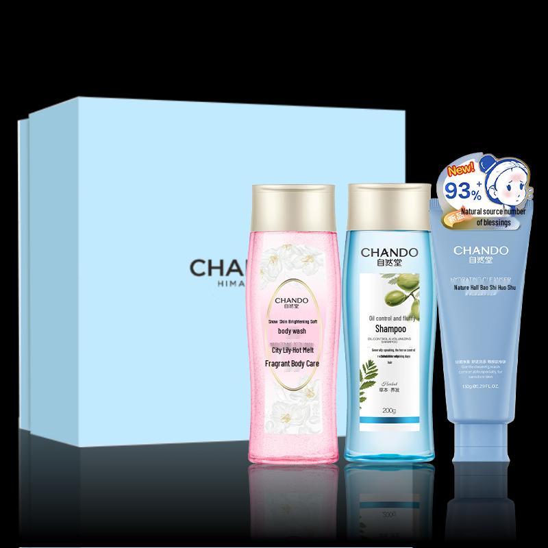 CHANDO Four Seasons Brightening C Shampoo & Body Wash Set