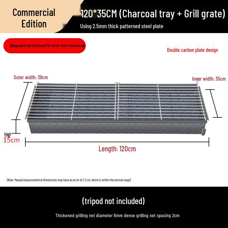 Outdoor Charcoal BBQ Grill