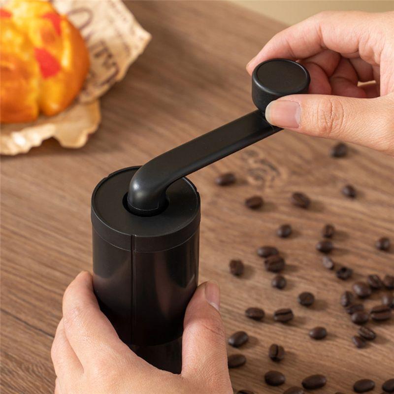 T02C!Small Household Coffee Bean Grinder Portable Hand-Cranked Coffee Grinder Coffee Machine