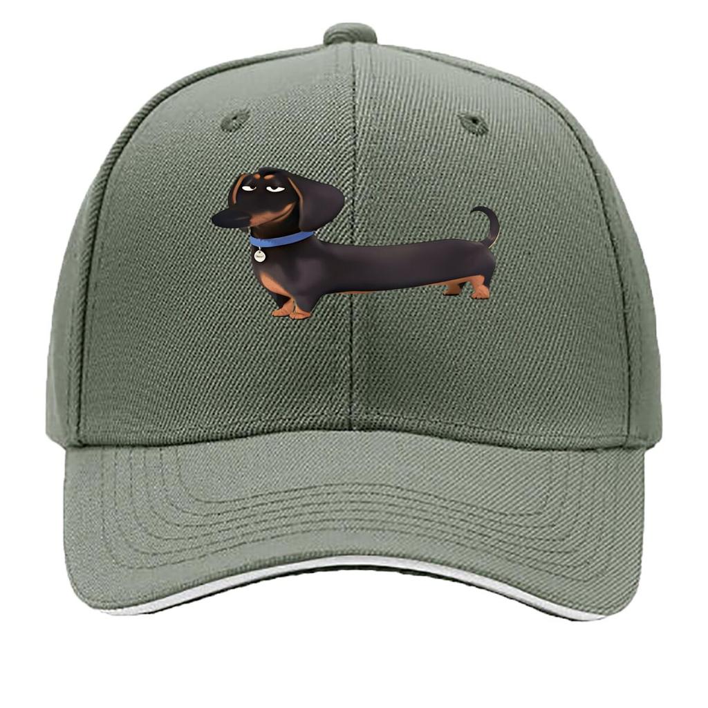Fun Sausage Dog Print Baseball Cap Fashionable Adjustable Lightweight Durable Ideal for Hiking Sandwich Baseball Cap