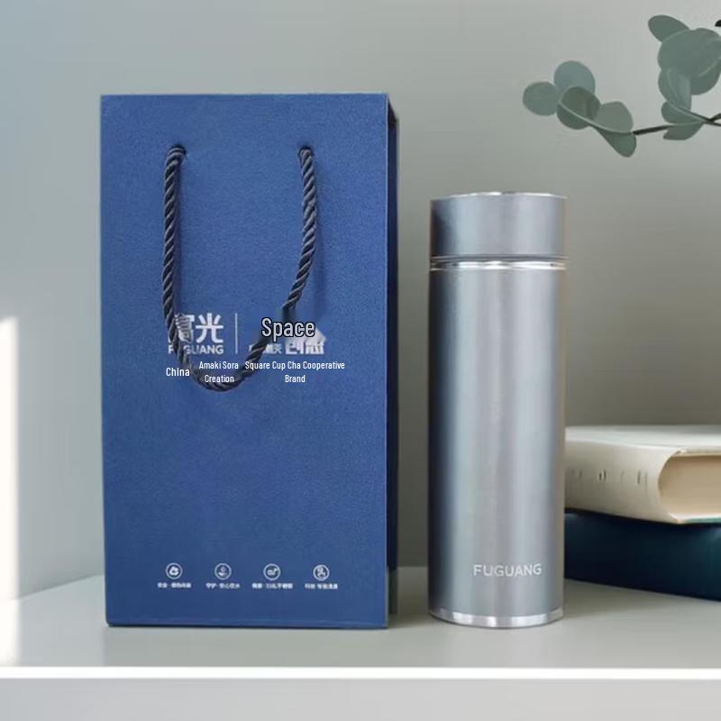 FUGUANG Smart Tea Infuser Thermos with Temperature Display
