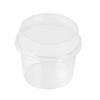 50Pcs Clear Plastic Disposable Salad Cups 150/250ml Disposable Packaging Box  Disposable Tableware