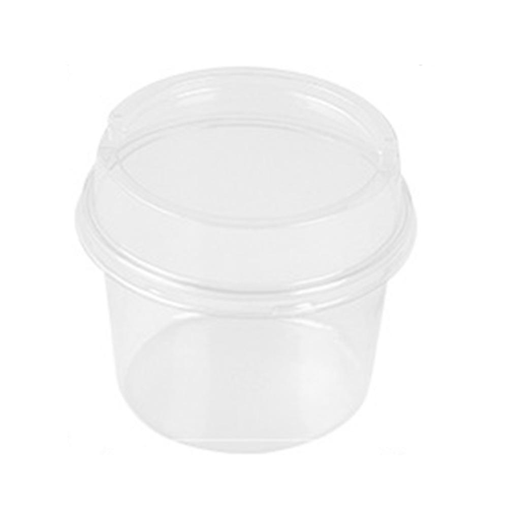 50Pcs Clear Plastic Disposable Salad Cups 150/250ml Disposable Packaging Box Disposable Tableware