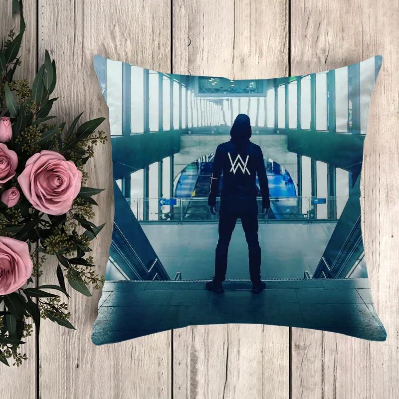 Poszewka na poduszkę Alan Walker Poszewka na poduszkę Luksusowe poduszki Anime Wystrój domu Poduszki dekoracyjne Poszewki dekoracyjne 50x50 Sofa