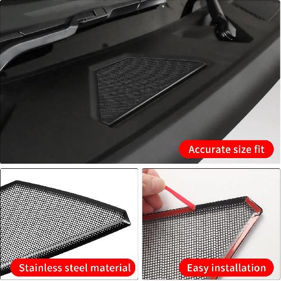

Car Horn Cover Modification Suitable for 2024 2025 Toyot@ Land Cruiser 250 1958 Prado Lc250 J250 Air Outlet Decoration Frame Interior Modification
