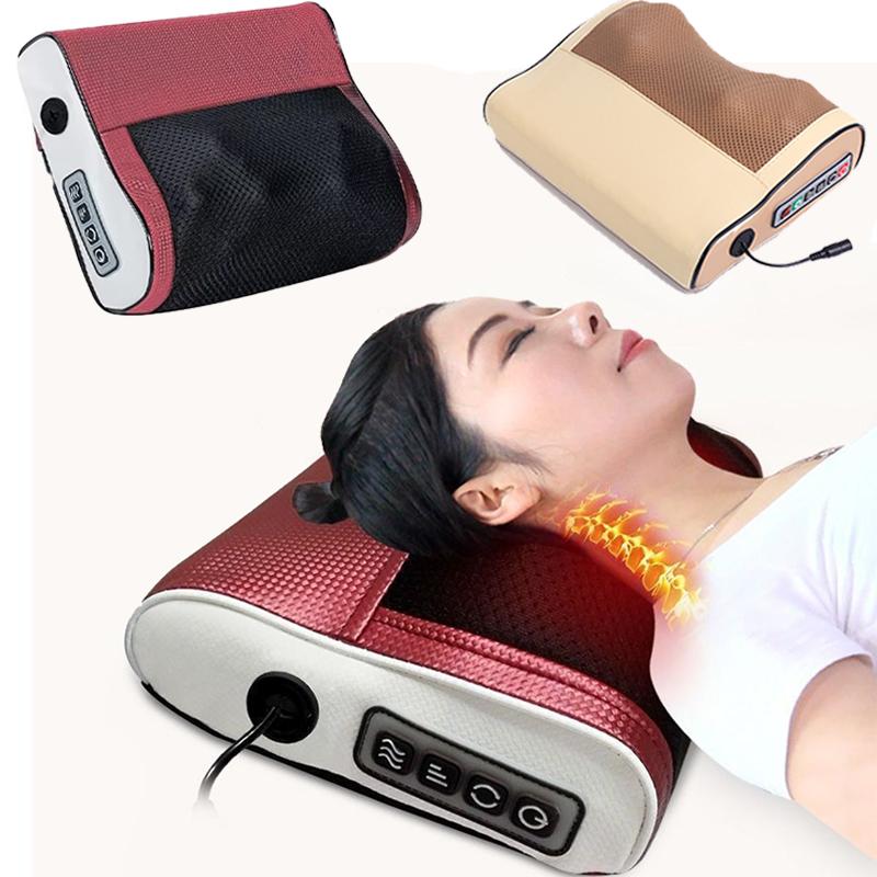 Multi Functional Neck and Shoulder Massager Household Neck and Back Kneading Tool with Multiple Adjustable Hot Compress Massage