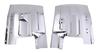 Isuzu NEW Elf Chrome Left and Right ABS Mud Fender Ultra Low Elf Aftermarket Custom Parts Mudguards, Set, Plastic, Flaps, Garnish, PM, Standard/Wide,