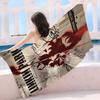 L-Linkin P-Park Famous Band Anime Beach Swimming Towel Soft Absorbent Washcloth Children's Gifts For Kids Travel Camping Gym