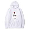 Autumn Winter Solid Color Anime Cat Classic Hoodie Men's Daily Casual Harajuku Hoodie Street Wear Warm Hoodie