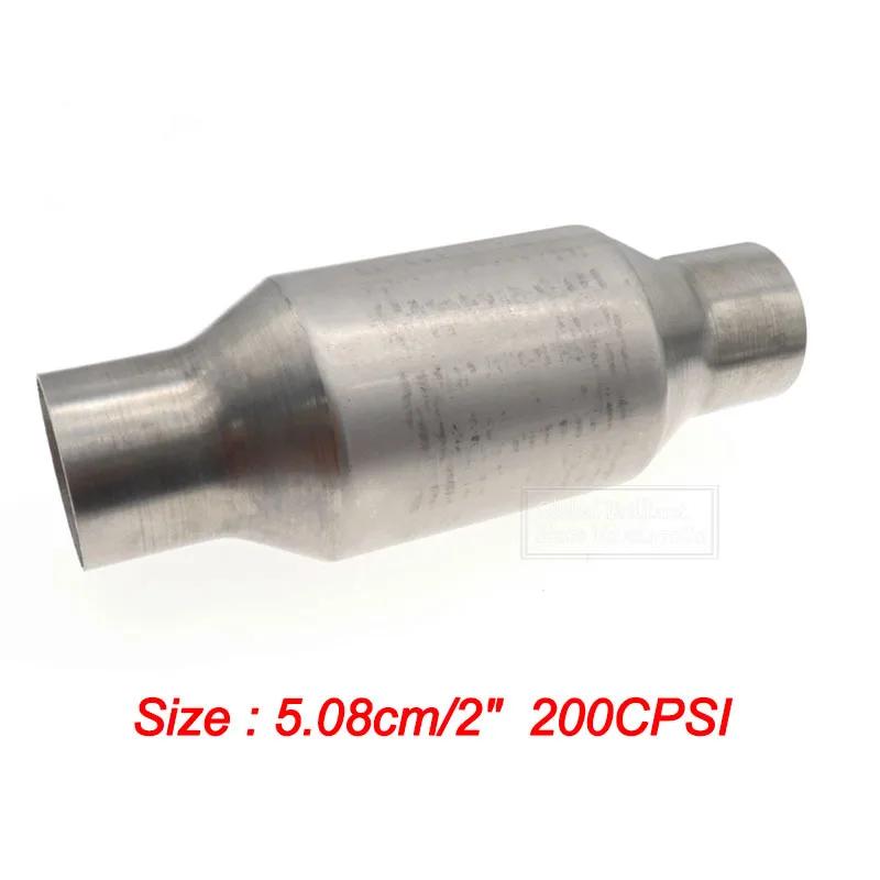 

2 /2.25 /2.5 /3 200 ячеек высокопоточный металлический сердечник гоночный каталитический нейтрализатор катализатор Euro1