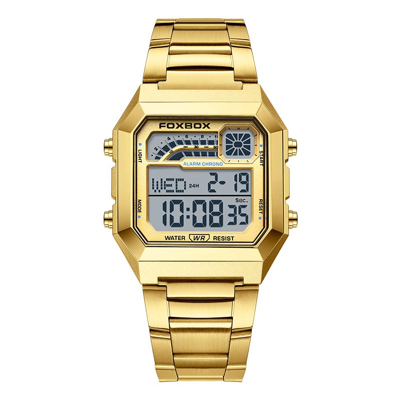 FOXBOX Classic Men's Digital Watches Luxury Sport Watches Men Military Clock LED Sport Wristwatch Multifunctional Wristwatch