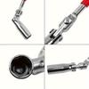 21mm/0.82inch Spark Plug Socket Tool,Easy Bend Flexible Socket Wrench,T-handle Spark Plug Removal Wrench,For Nut Removal