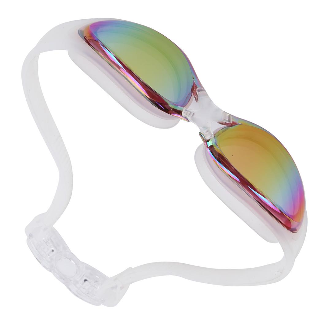 Schwimmbrille für Erwachsene UV-Schutz Anti-Beschlag Kein Auslaufen Galvanisierte Schwimmbrille Rosa