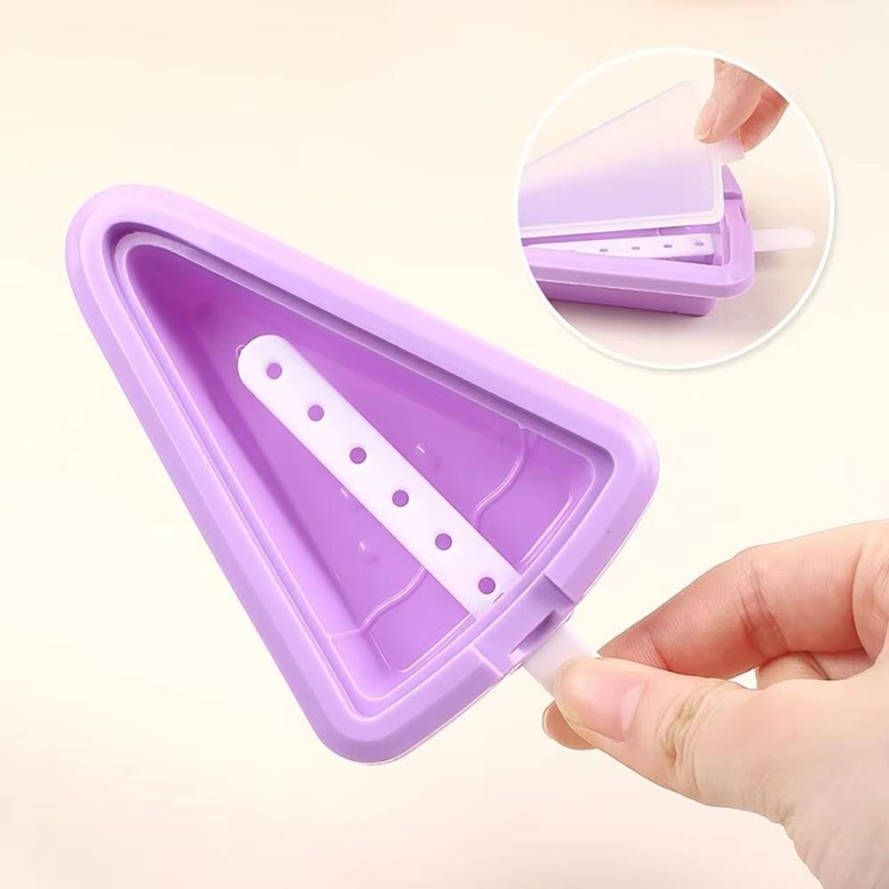 5Pcs Reusable Ice Cream Making Tools Silicone Ice Lolly Mold Household Popsicle Moulds