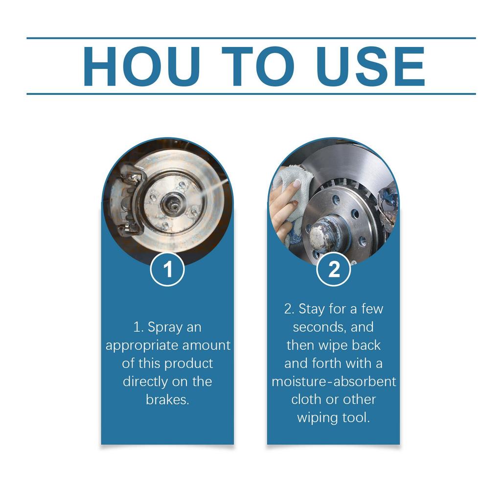 Rayhong Car Brake Cleaner Car Brake Rotor Wheel Cleaner Rust Remover Polishing Maintenance Cleaner