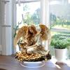 Angel Girl Decor Ideal Gift, Unique Festive Atmosphere Party Decoration for Display Shelf Corner Home Fireplace Holiday, Home Tabletop Decorations