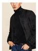 Men's Autumn Letter Print Baseball Collar Jacket with Large Pockets